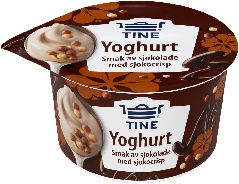 TINE Nyt duo yoghurt Sjokolade og sjokocrisp