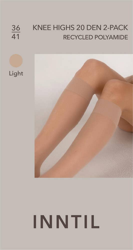 Inntil Knestrømper 20 DEN Lys, str. 36-41