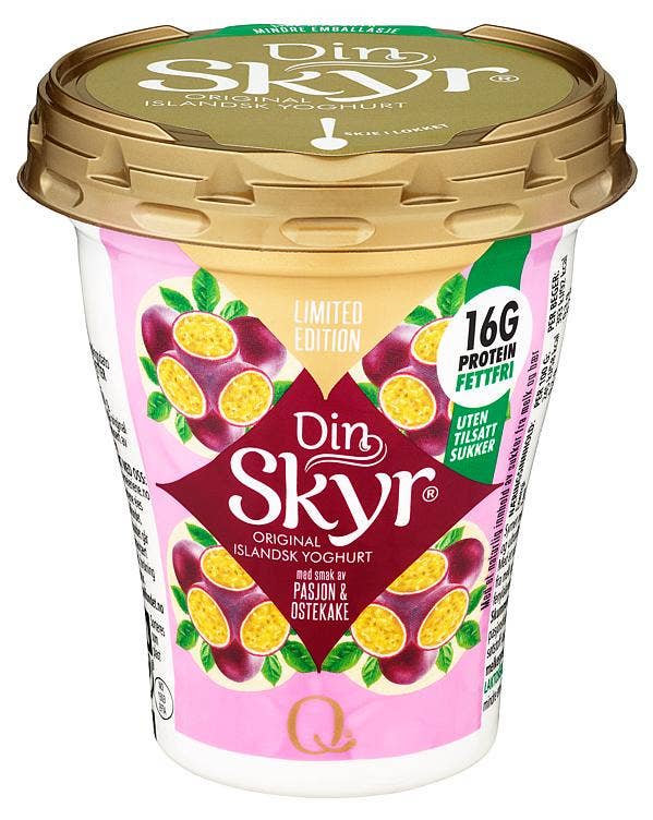 Q-meieriene Din Skyr Pasjon & Ostekake