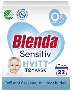 Blenda Tøyvask sensitiv hvitt
