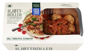 R Italienske kjøttboller i tomatsaus