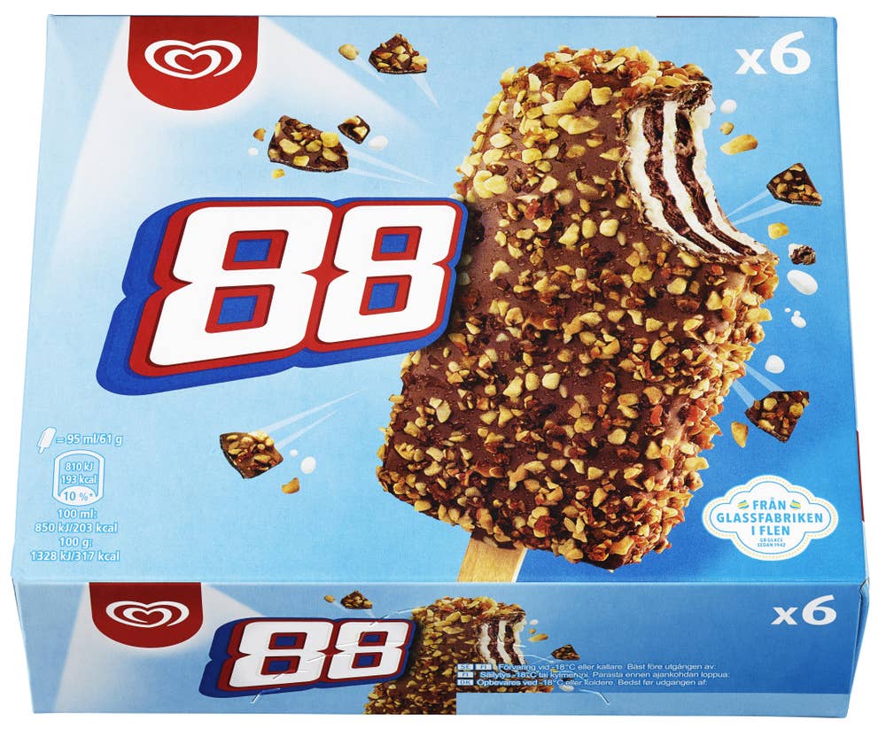 Heartbrand 88 småis 6 stk