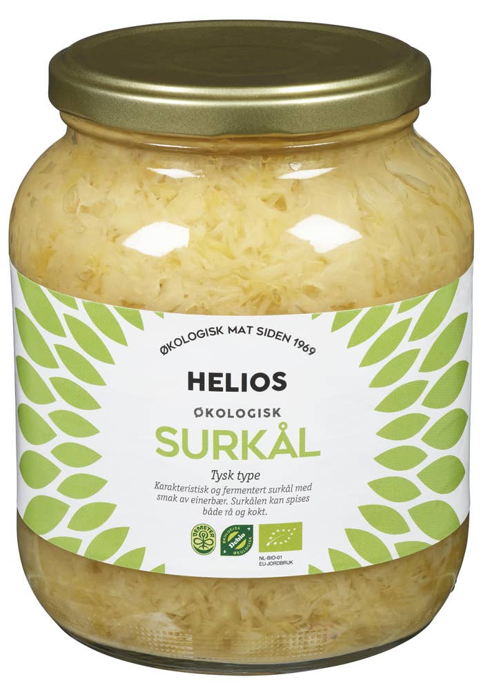 Helios Surkål Tysk Type Økologisk
