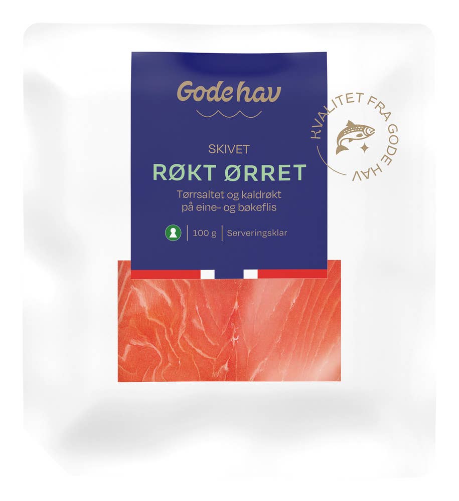 Gode Hav Røkt ørret i skiver