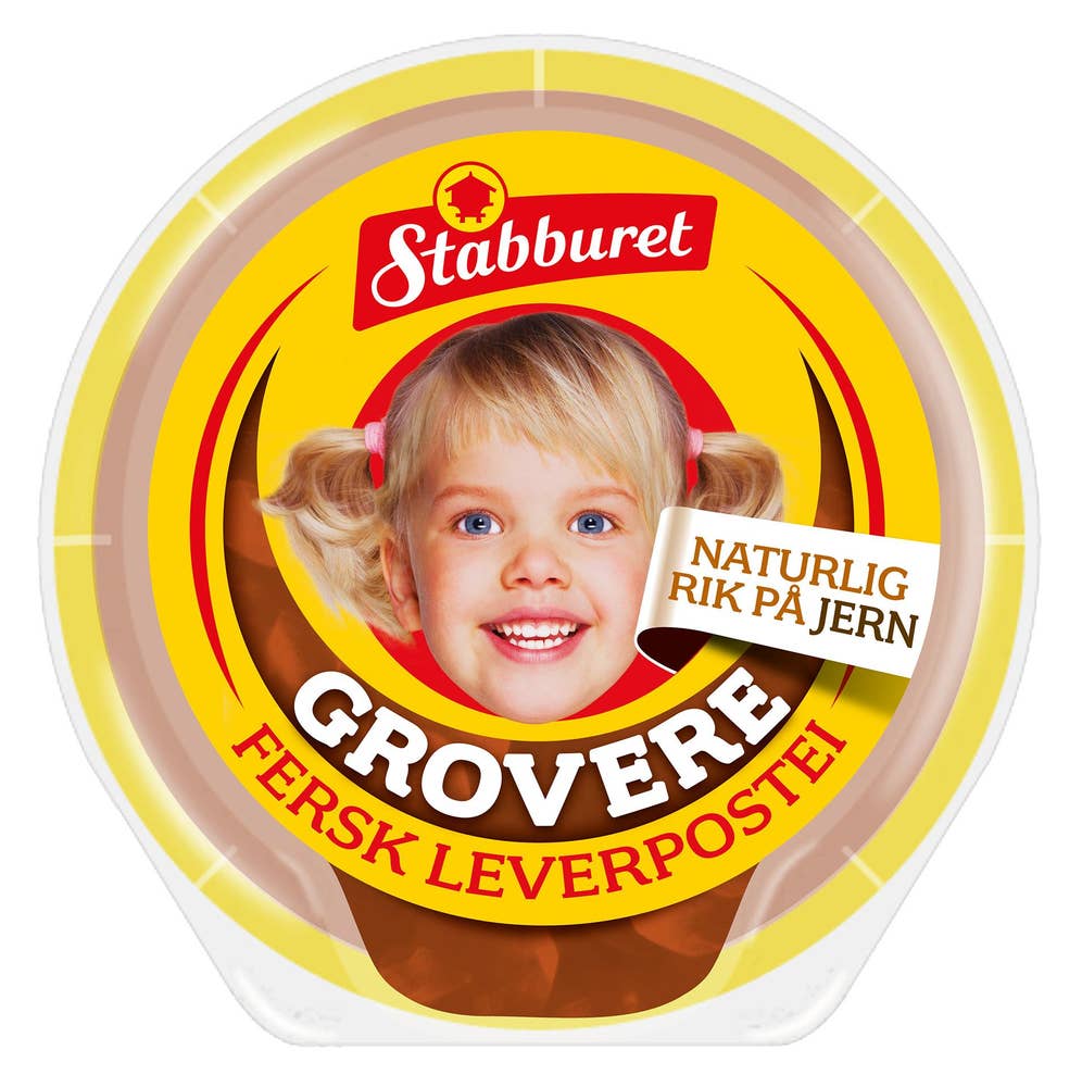 Stabburet Fersk Leverpostei Grovere
