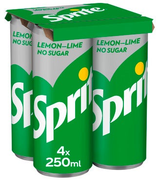 Sprite Uten Sukker 4 x 0,25l