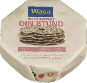 Wasa Knekkebrød Din Stund Chia & Havsalt