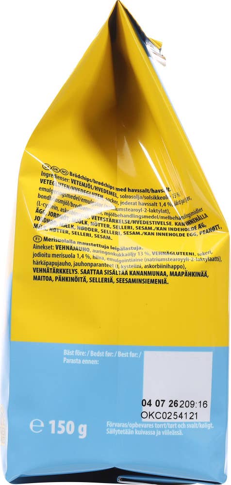 TUC Bake rolls havsalt