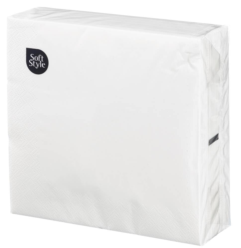 REMA 1000 Servietter Hvit 33 cm