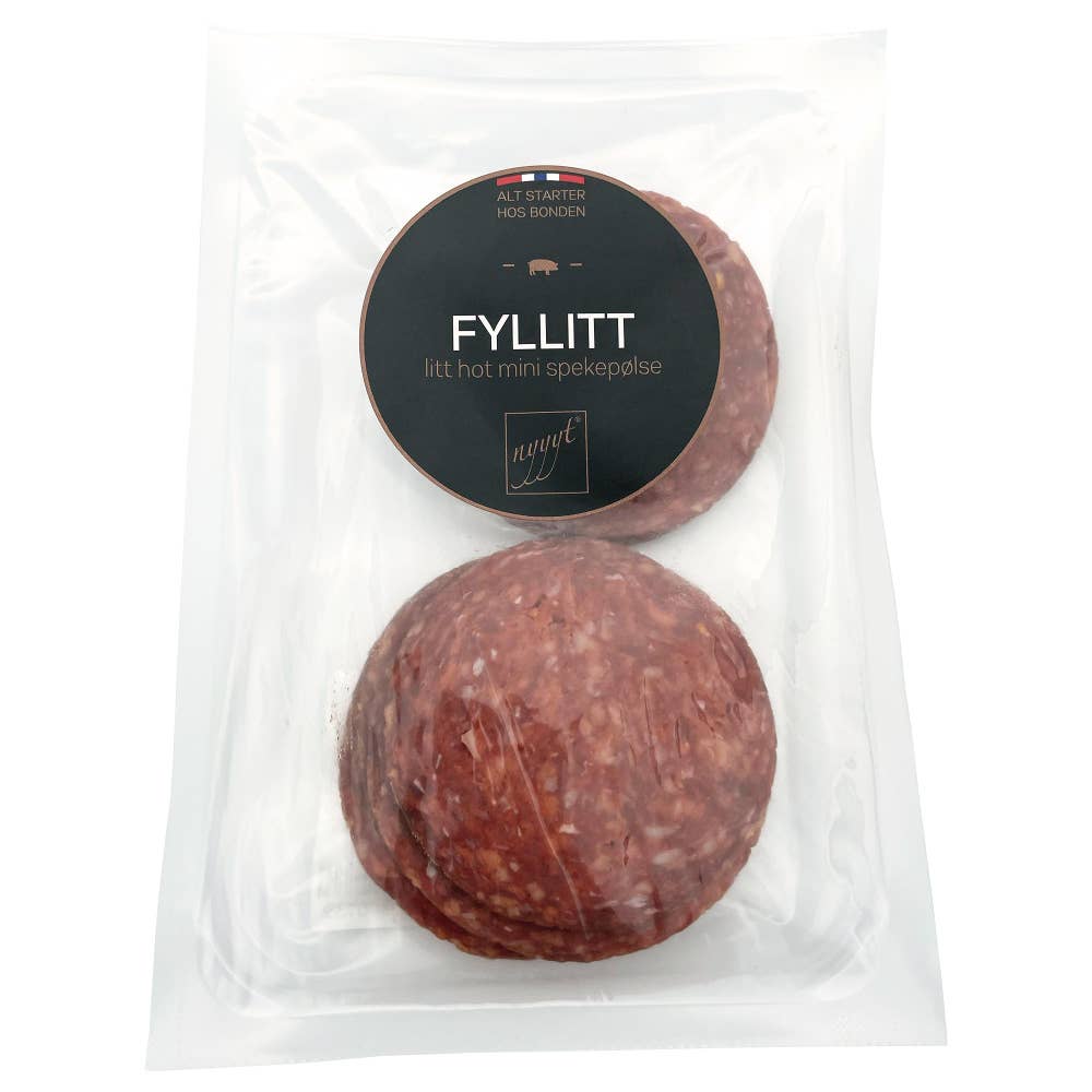 Håndlaget skivet spekepølse