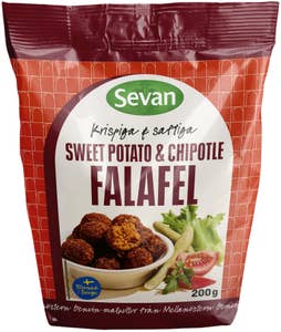 SEVAN Fersk falafel Sweet Potato & Chipotle