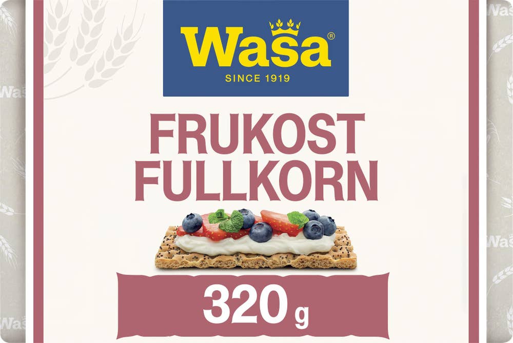 Wasa Knekkebrød Frukost Fullkorn