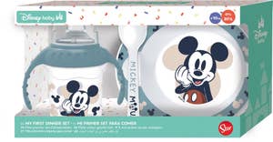Magic Store Mickey Mouse spisesett til baby 3 deler