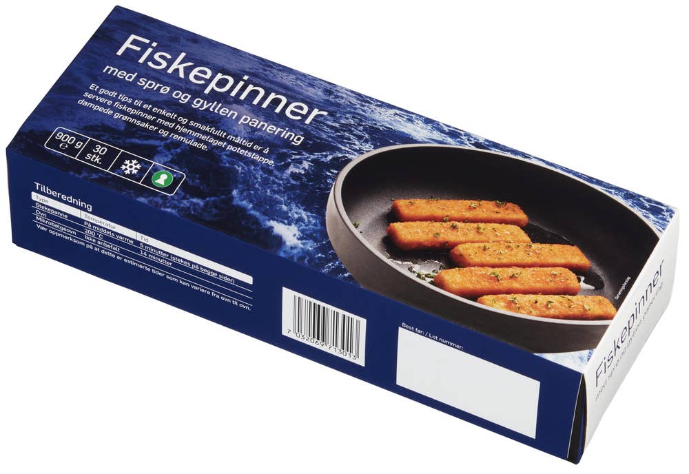 Prima Lavpris Fiskepinner 30 stk