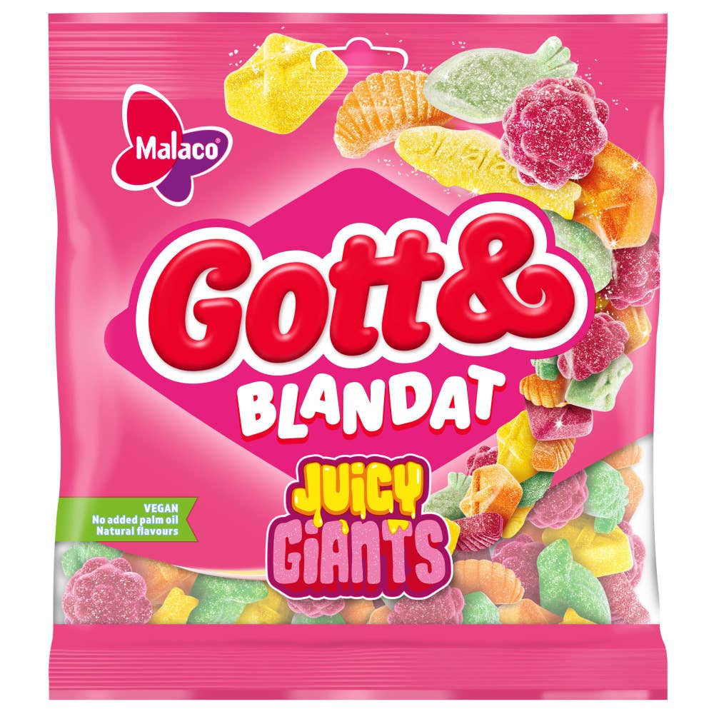 Malaco Godt & Blandet Juicy Giants