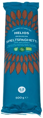 Helios Speltspagetti Fullkorn Økologisk