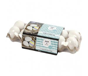 Sprell Egg i Plast, 12 stk