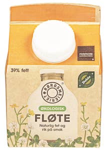 Rørosmeieriet Økologisk kremfløte 39% fett