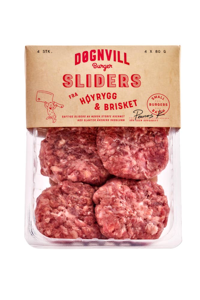 Døgnvill sliders Fra høyrygg & brisket