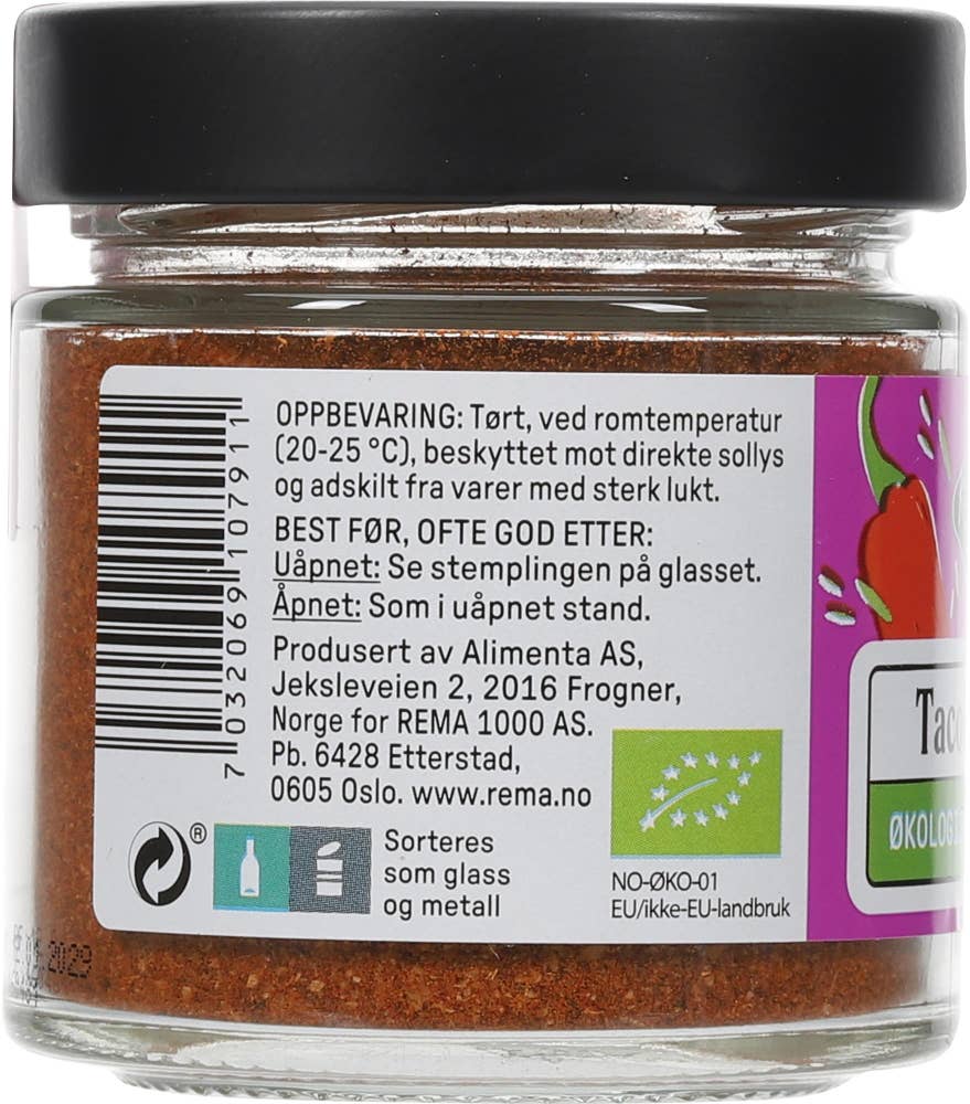 Kolonihagen Økologisk tacokrydder Mild