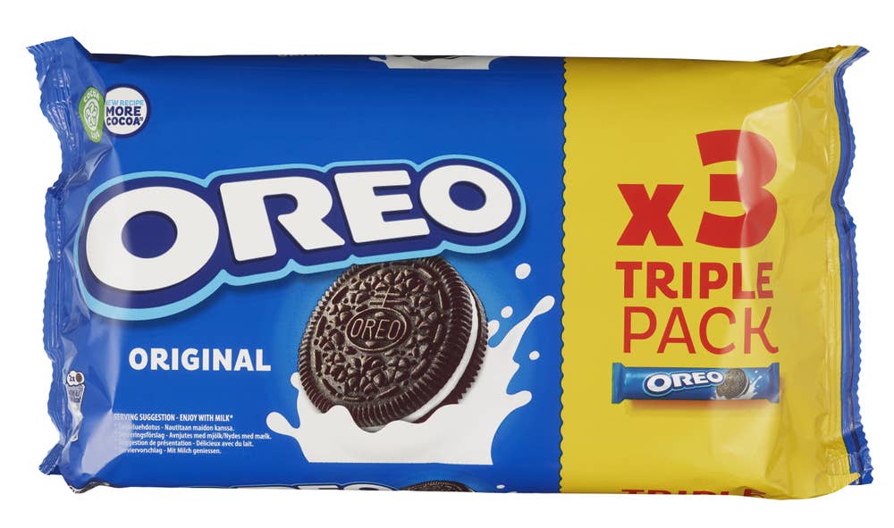 Oreo original Partivare, 3 x 154g