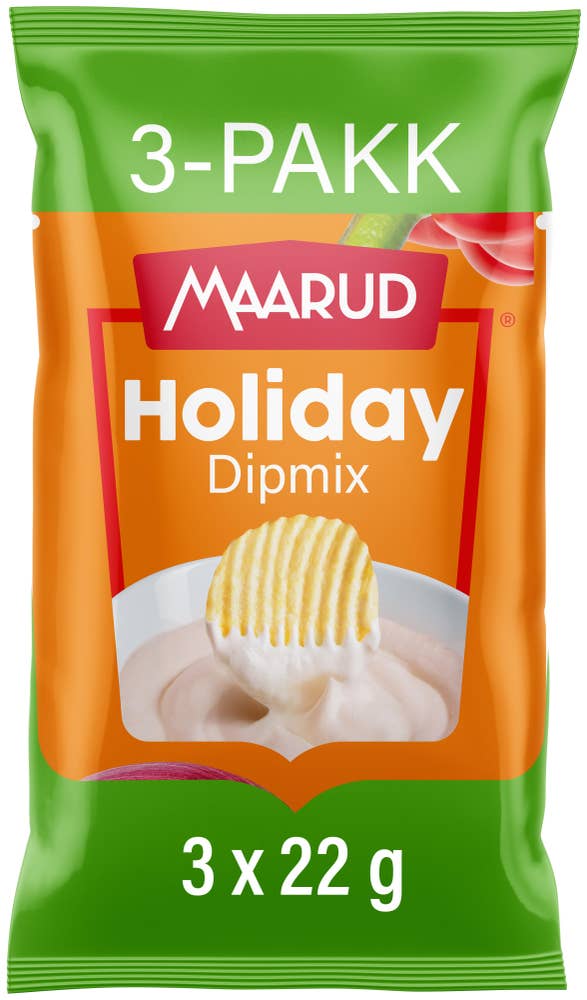 Maarud Holiday dipmix 3 x 22 g