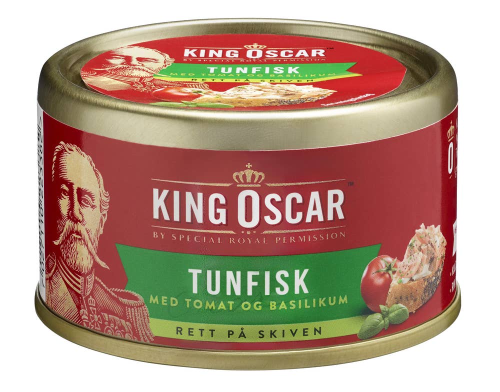 King Oscar Tunfisk med Tomat & Basilikum