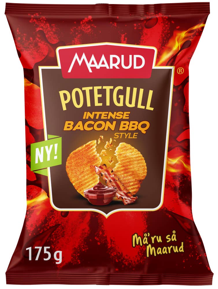 Maarud Potetgull intense bacon BBQ style
