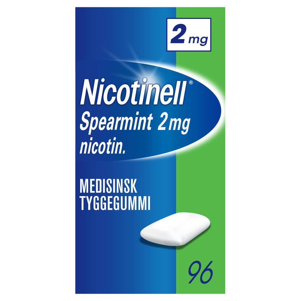 Nicotinell Spearmint 2 mg nikotin Tyggegummi