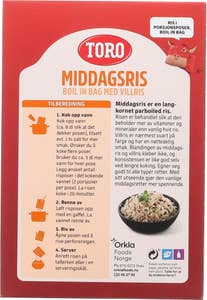 Toro Middagsris med villris Boil in bag