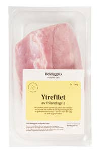 Heldiggris Hel ytrefilet Frilandsgris ca 750g
