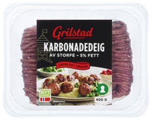Karbonadedeig av storfe