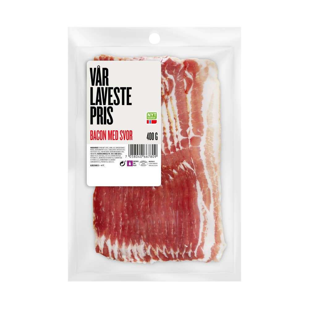 Vår Laveste Pris Bacon med svor