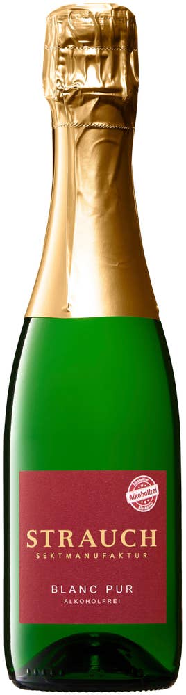 Strauch Blanc Pur Riesling Alkoholfri, Halvflaske