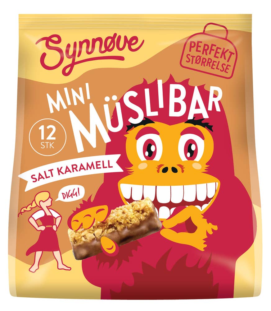 Synnøve Finden Mini Muslibar Salt karamell