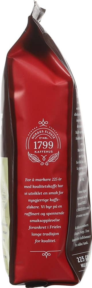 Friele Christiania espresso Hele bønner, Arabica