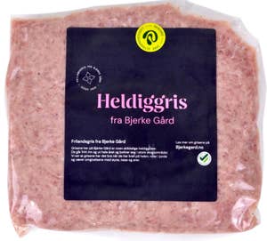 Heldiggris Medisterfarse av frilandsgris