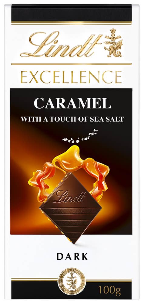 Excellence Karamell & Havssalt Mørk Sjokolade 100 g