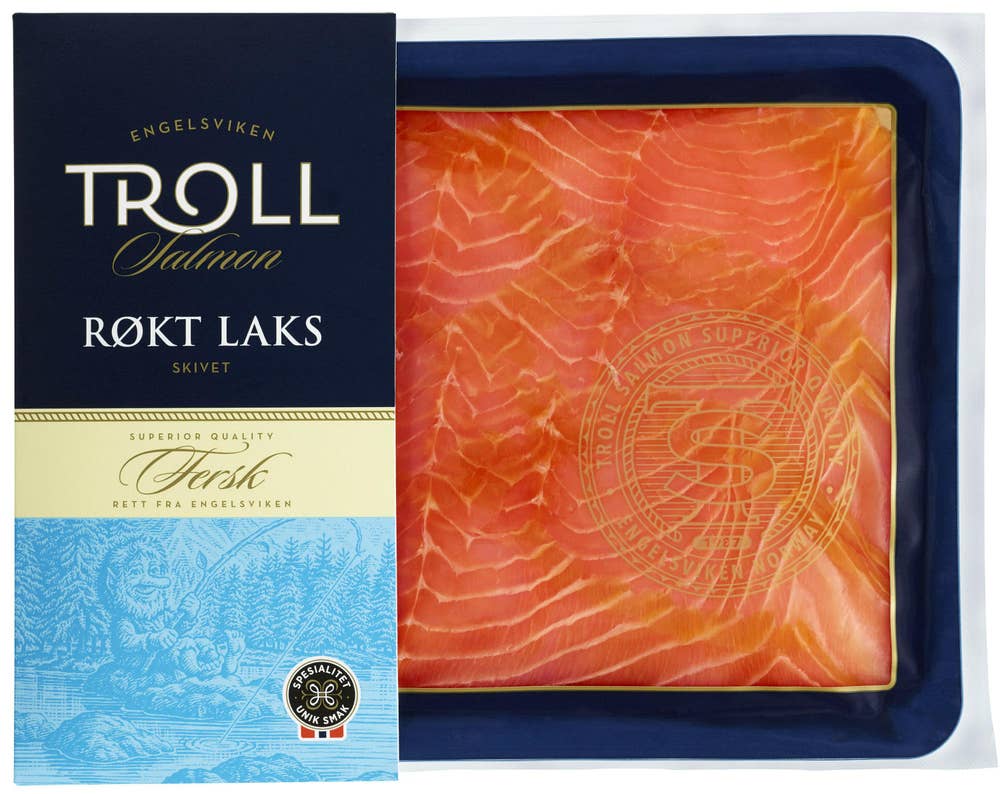 Troll Røkt laks i skiver
