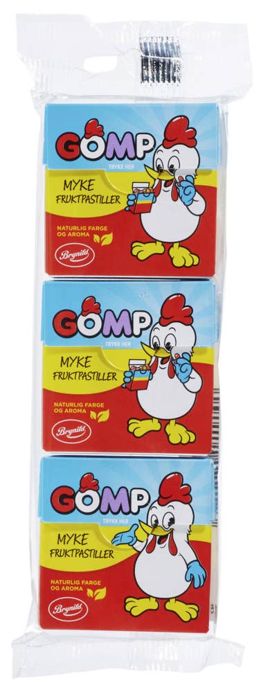 Brynild Gomp Fruktpastiller 3 stk