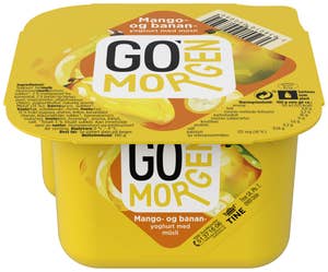 TINE Go'morgen yoghurt Mango og banan med granola