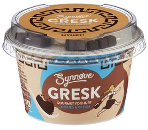Synnøve Gresk gourmetyoghurt Cookies & Cream