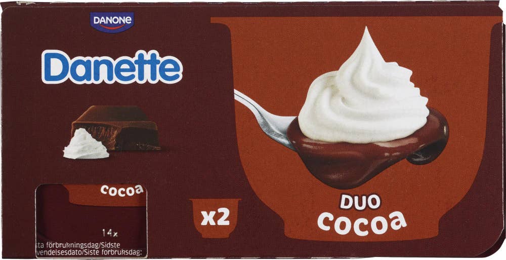 Danette Sjokoladepudding 2x100g
