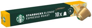 Starbucks Blonde Espresso Roast 10 stk Intensitet 6