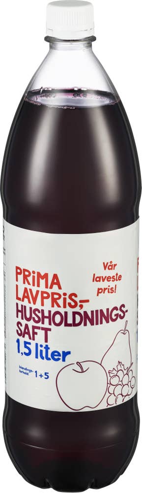 Husholdningssaft 1,5 l
