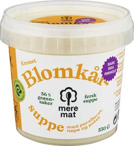 Mere Mat Suppe med blomkål, nepe og persillerot