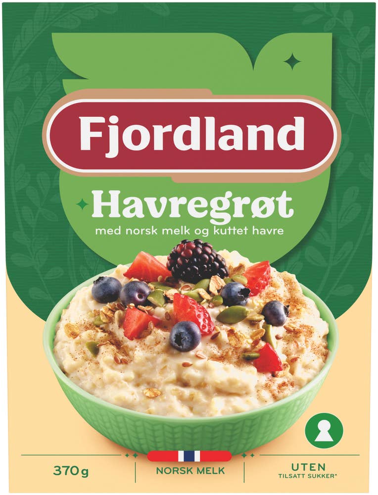 Havregrøt 1 porsjon, 370 g