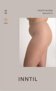 Inntil Strømpebukse 20 DEN Lys, str. 44-48, semi-matt