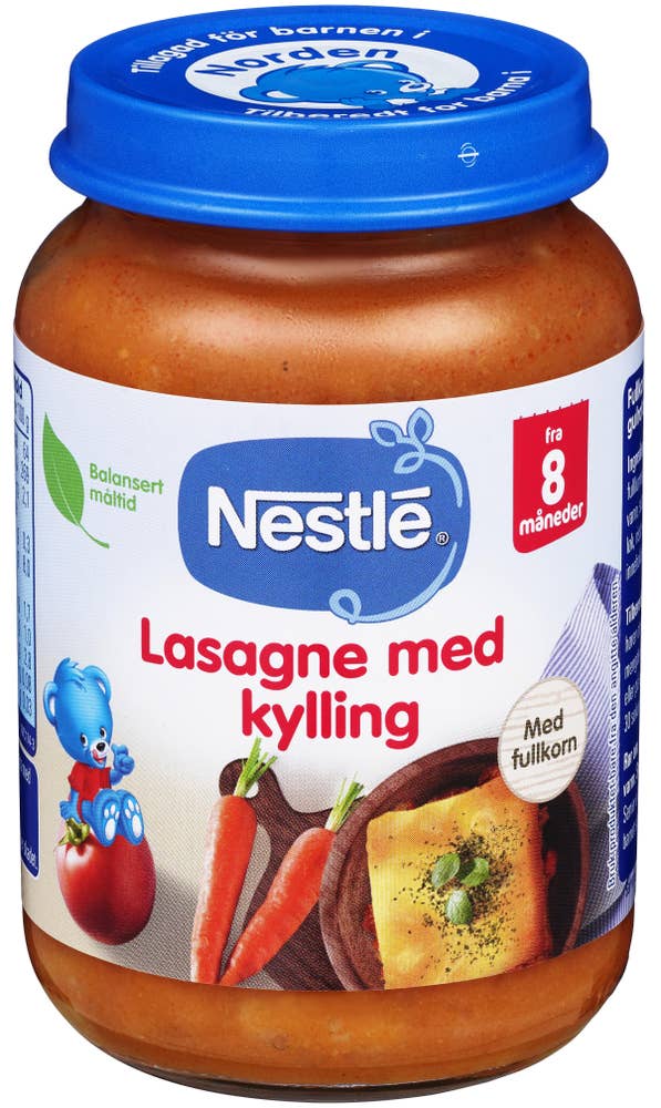 Nestlé Lasagne med kylling Fra 8 m
