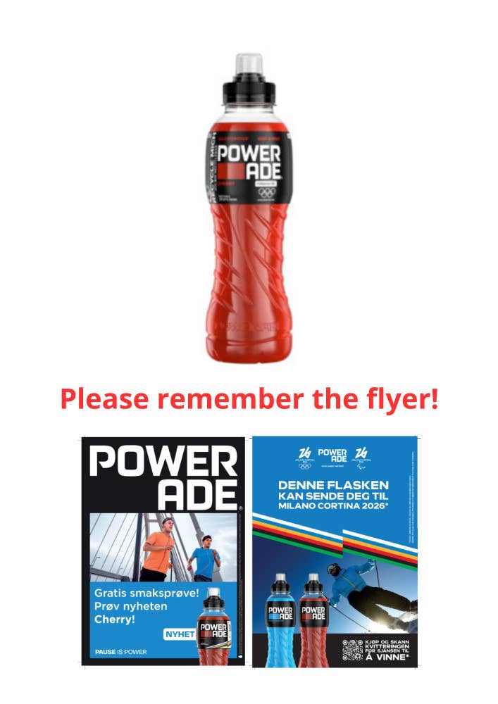 Powerade SAMPLE Powerade Cherry